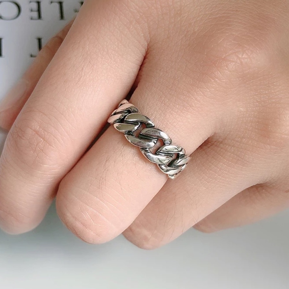 NWT Sterling Silver Rope Ring